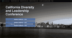 Desktop Screenshot of cadiversityconference.com